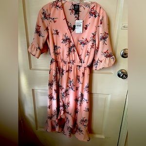 NWT super cute spring summer dress pale pink floral